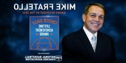 Mike Fratello '69获得Chuck Daly终身成就奖